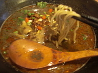 「黒坦々麺セット（点心+ドリンクバー）950円+サービスライス」@四川担々麺荘 彩たまやの写真