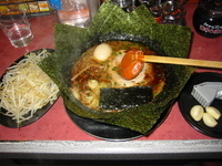 「嵐げんこつラーメンBLACK」@らあめん花月嵐 能代アクロス店の写真