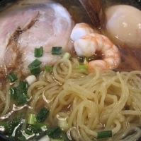 「えび塩+マイ箸味玉 750円」@らーめん和屋の写真