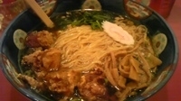 「唐揚ラーメン」@ラーメン桐生 伊勢崎店の写真