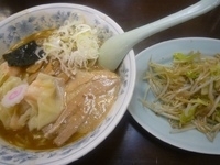 「ワンタンそば（880円）+野菜（180円）」@東池袋大勝軒 ROZEOの写真