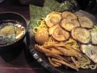 「特製つけ麺（大盛）+チャーシュー」@つけ麺屋 ひまわりの写真