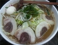 「野菜味噌ラーメン+チャーシュー+味玉」@製麺 伊勢屋の写真