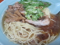 「醤油ラーメン（600円）+ニンニク」@熊王の写真