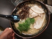 「豚骨ラーメンW」@一竜 世田谷店の写真