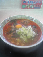 「辛口パワーラーメン」@釈迦堂PA（下り） 釈迦堂ラーメン食堂の写真