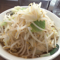 「雷そば680円（アブラ少なめ、ニンニク抜き）」@雷 北松戸本店の写真