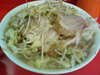 「ラーメン（ニンニク、野菜）」@ラーメン二郎 三田本店の写真