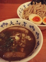 「重厚つけそば（大盛）+漬け玉子 【780円+110円】」@重厚煮干中華そば 大ふく屋 草加店の写真