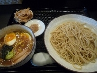 「つけ麺（650円）+味付半熟玉子（50円）+チャーシュー（2枚）」@GOODMENの写真
