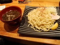 「黒みそ魚介つけめん」@黒味噌らーめん 初代けいすけ 品川店の写真