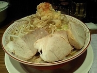「野郎ラーメン（大盛300g）+ニンニク（無料） 850円」@重厚煮干中華そば 大ふく屋 上野店の写真