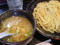 「醤油つけ麺（中）700円背脂0円」@つけ麺 さとう 新橋店の写真