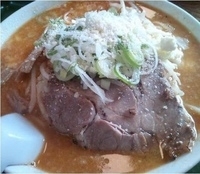 「味噌チーズ（大盛無料）910円」@北海とんこつらーめん 純輝 潮来本店の写真