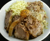 「汁なし 豚入り 野菜」@らーめん豚喜の写真