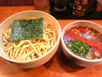 「肉つけそば（中盛り）+辛化（ニンニク）」@麺匠 ヒムロクの写真