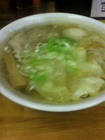 「塩ワンタンメン800円+味付玉子100円=900円」@支那そば一麺 豊里店の写真