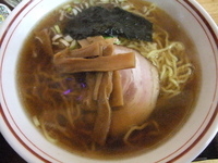 「半チャンラーメン（650円）」@中華飯店 花梨の写真