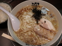 「中華そば（700円）半ライス（100円）」@らーめん潤 亀戸店の写真