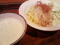 「鶏塩ポタージュつけ麺」@うぜんの写真