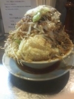 「ラーメン+味玉+魚粉（全増し）」@ラーメン大 下高井戸店の写真