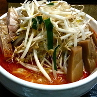 「辛味噌ラーメン（野菜大盛￥750）」@味噌麺処 花道庵の写真