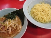 「ネギつけ麺 大盛 950円」@ラーメンショップ 福橋店の写真