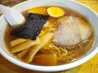 「醤油らーめん&味玉」@らーめん 赤坂軒の写真