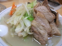 「特製湯麺」@塩山館食堂の写真