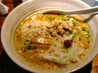 「坦々煮干しそば（850円）」@煮干し 青樹の写真