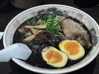 「煮玉子麺（熊本味）」@元祖熊本黒拉麺 清正 ヨドバシ横浜店の写真