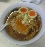 「中華そば+煮玉子」@中華そば ふくみみの写真