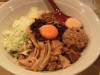 「まぜそば」@つけ麺 翼の写真