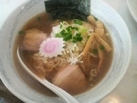 「煮干ラーメン+半チャーハン 「650円+150円」」@ラーメン爺の写真