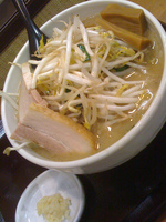 「味噌ラーメン（野菜大盛、ニンニク） 750円」@味噌麺処 花道庵の写真