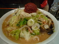 「赤玉味噌たんめん 980円 中盛り無料」@麺処 まるよし商店の写真