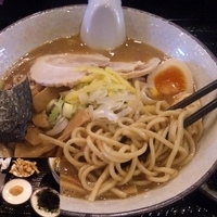 「中華そば（大盛）+チャーシュー（+2枚）+メンマ+味玉+あおさの」@GOODMENの写真