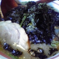 「岩海苔白ラーメン750円」@らーめんドラゴンの写真