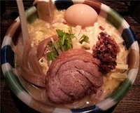 「チーメン スペシャル+味玉」@鶏麺ばばの写真