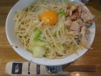 「油そば（ニンニク無し）」@ラーメン髭の写真