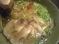 「海老薫琥珀チャーシュー麺+相馬の新潟米」@天雷軒 中野の写真