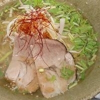 「海老薫琥珀拉麺 + 入江の実家米」@天雷軒 東日本橋本店の写真