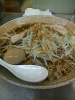 「味玉覆面・大盛り。」@覆麺 智の写真