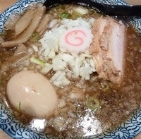 「味玉中華そば 並（玉ねぎ増し）」@麺屋 狢〜むじな〜の写真