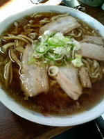 「ラーメン600円」@あべ食堂の写真