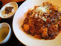 「汁なし麻婆麺+肉味噌丼（ランチセット 850円）」@ChineseDining 龍の子の写真