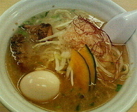 「太ラーメンと味卵」@太麺堂の写真