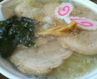 「塩らーめん￥600+チャーシュー￥250+大盛￥100」@手打ちラーメン 恒の写真