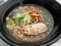 「【 麺家 うえだ ・ サイロック軍団 】 焦がし醤油らーめん」@お台場ラーメンPARKの写真
