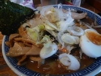 「ラーメン（680円）+野菜トッピング（100円）」@大勝軒 佐貫店の写真